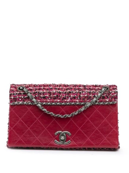 HOT SALE crossbody Tweed CC and CHANEL 2017-2018 Women Flap bag Lambskin 0409
